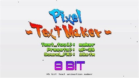 Arcade Text Maker 8bit Glitch Titles | After Effects Template | Titles
