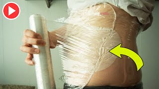 How To Make Ginger Wraps To Burn Belly Fat Overnight | Plastic Wrap For Belly Fat