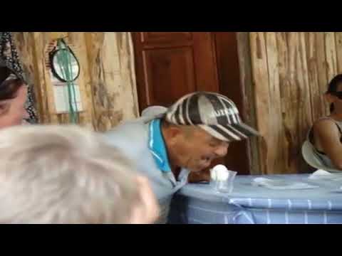 Turkish man tells an egg about life