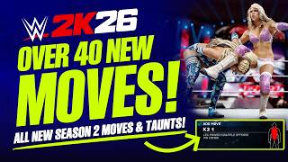 WWE 2K26 All New DLC Moves: Over 40 New Moves & Animations! (Ringside Pass Season 2) screenshot 1