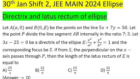 Let A(α,0) and B(0,β) be the points on the line 5x+7y=50. Let the point P divide the line segment AB