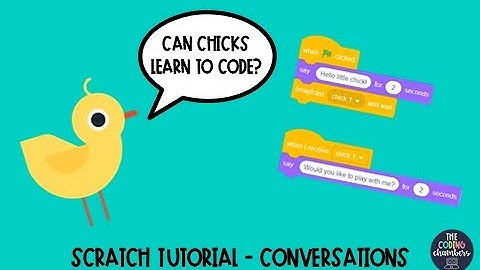 How to have a Conversation between two Characters in Scratch