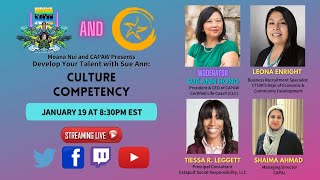 Moana Nui Presents Develop Your Talent with Sue Ann: Cultural Competency