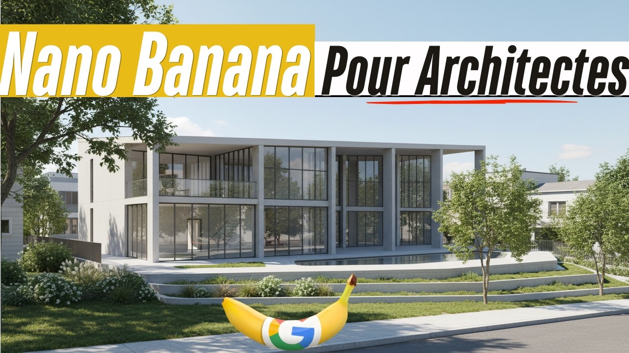 Nano Banana (Google AI) :  L’outil d’IA le plus puissant pour les architectes 😱 !