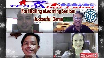 Facilitating eLearning Sessions successful Demo TESDA