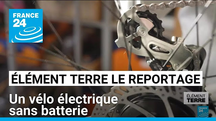 Elle roule en vélo électrique… sans batterie • FRANCE 24