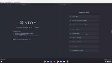 How to install Atom Text Editor on a Chromebook