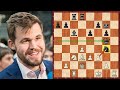 Шахматы | Магнус Карлсен | АВАНТЮРНАЯ ЖЕРТВА КОНЯ!