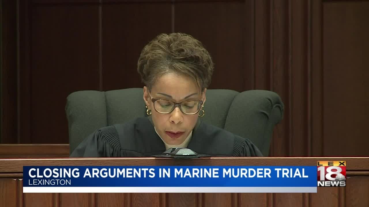 Closing Arguments In Marine Murder Trial - YouTube