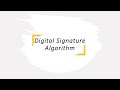 Digital Signature Algorithm (DSA) explained with example - Daniel