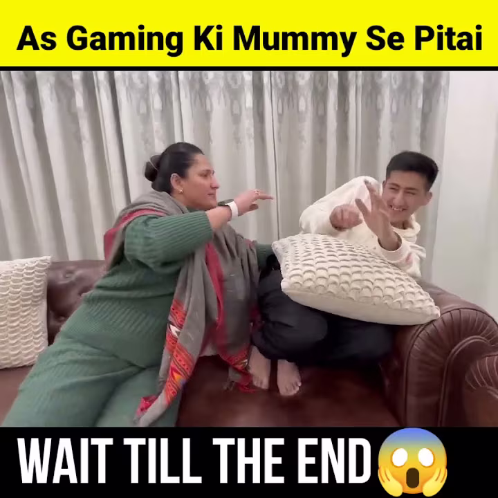 Sahil Ki Mummy Se Hui Pitai😱 | @ASGamingsahil Reaction😭 #shorts #freefire #asgaming