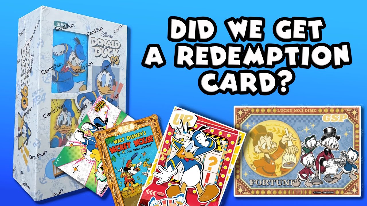 Card.Fun Donald Duck 90th Birthday Trading Card Unboxing ￼ - YouTube