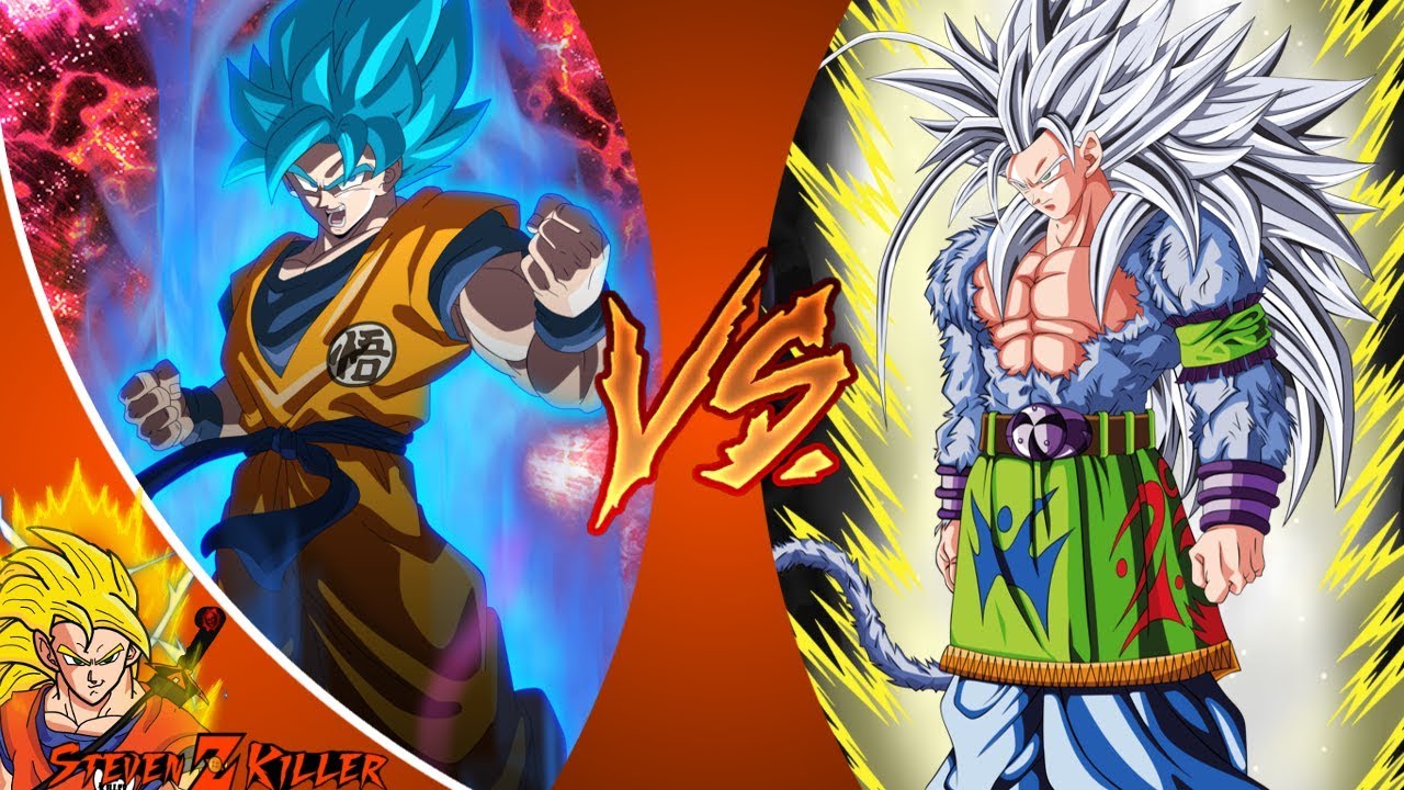 GOKU SSJB VS GOKU SSJ5 {Sprite Movie Fight} Dragon Ball ...