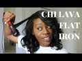 CHI LAVA FLAT IRON ON NATURAL HAIR  | YoursTrulyYinka