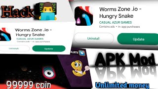 Worms zone mod apk unlimited money and no death How to download apk mod screenshot 4