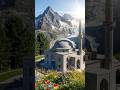 A (جذباتی): وادی میں خوبصورت مسجد کی تعمیر! 😍 | Subhan Allah #shorts #timelapse