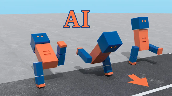 AI Robots learn to walk - deep movement reinforcement learning