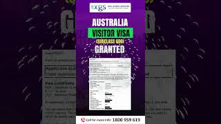Another Australia Visitor Visa (Subclass 600) Granted | Xcel Global Services.