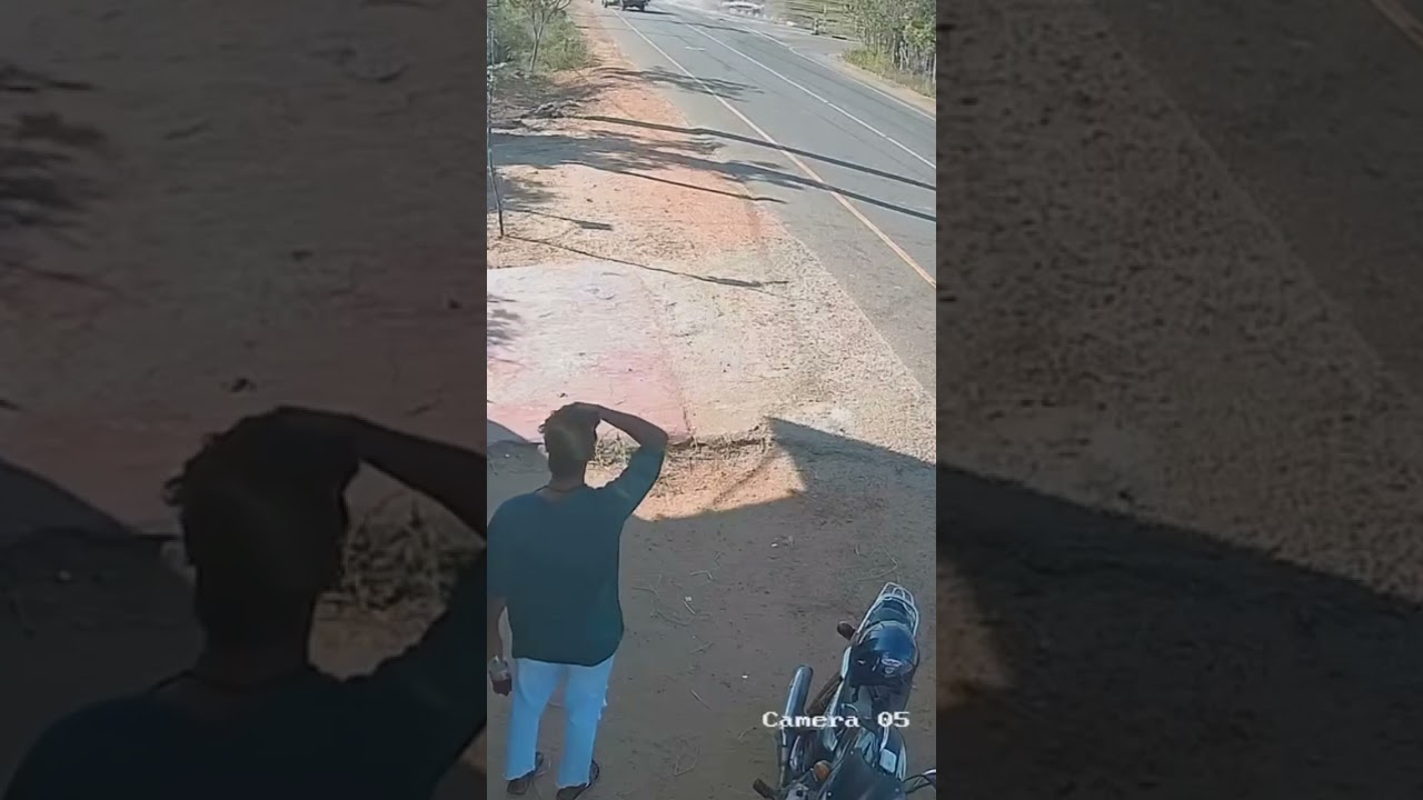 இளங்குமரன் எம்.பி கார் விபத்து CCTV - Ilankumaran mp car accident CCtv