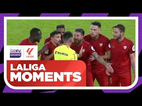 😱 WILD SCENES as Sergio Ramos notches 29th career red vs Real Sociedad | LaLiga 23/24 Moments
