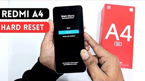 Redmi A4 5g Hard Reset | Factory Reset | Pattern Lock remove