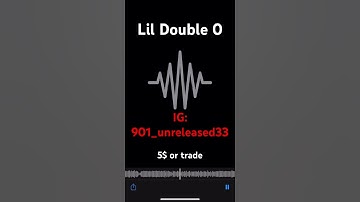 Lil Double 0 unreleased snippet DM to buy or trade#memphis
