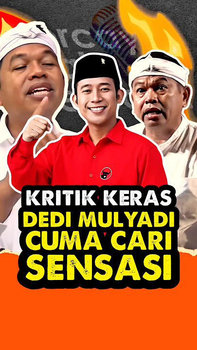 LAWAK!! DENNY CAGUR KRITIK KEBIJAKAN DEDI MULYADI #dedimulyadi #kangdedimulyadi #kdm