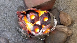 アルミホイルと着火剤だけでオガ炭に着火する方法
