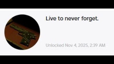 Live to never forget. Badge Guide "Memorial" K1911 Blood Debt