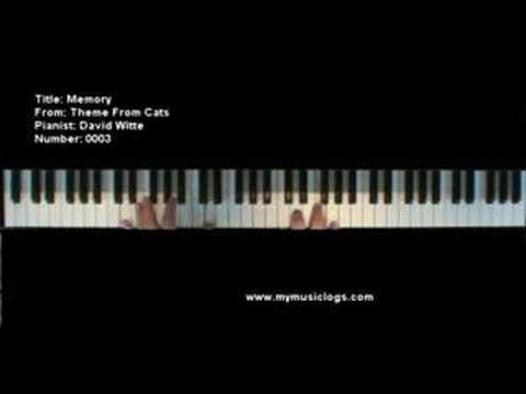 Memory Theme From Cats - Piano