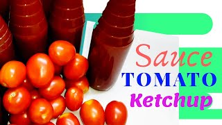 Tomato Sauce Recipe | Homemade Tomato ketchup | Sweet Spicy Tangy Tomato Sauce at home |Kitchen Mark