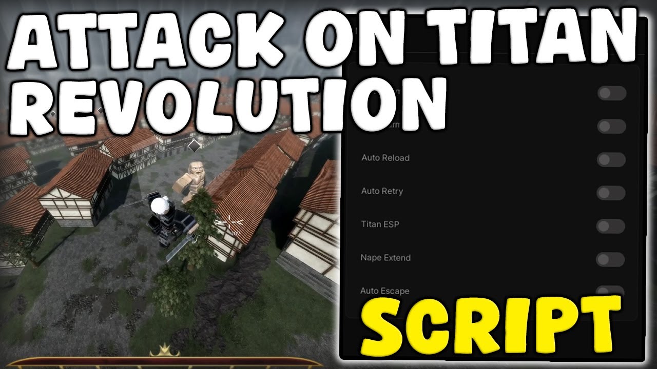 Roblox Attack on Titan Revolution Script Auto Kill Titans, God Mode ...