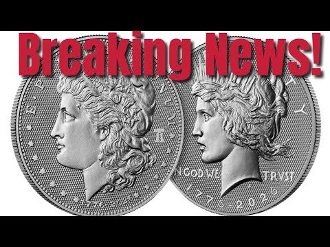 Breaking News! 2026 "Diamond Fields" Morgan & Peace Silver Dollar Two Coin Set!
