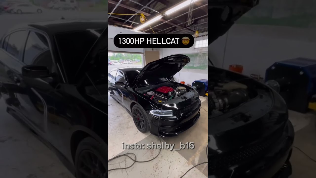 1300 HORSEPOWER CHARGER HELLCAT ON DYNO TEST Srtaddicts Dodgecharger Cars Srt Shorts Fyp