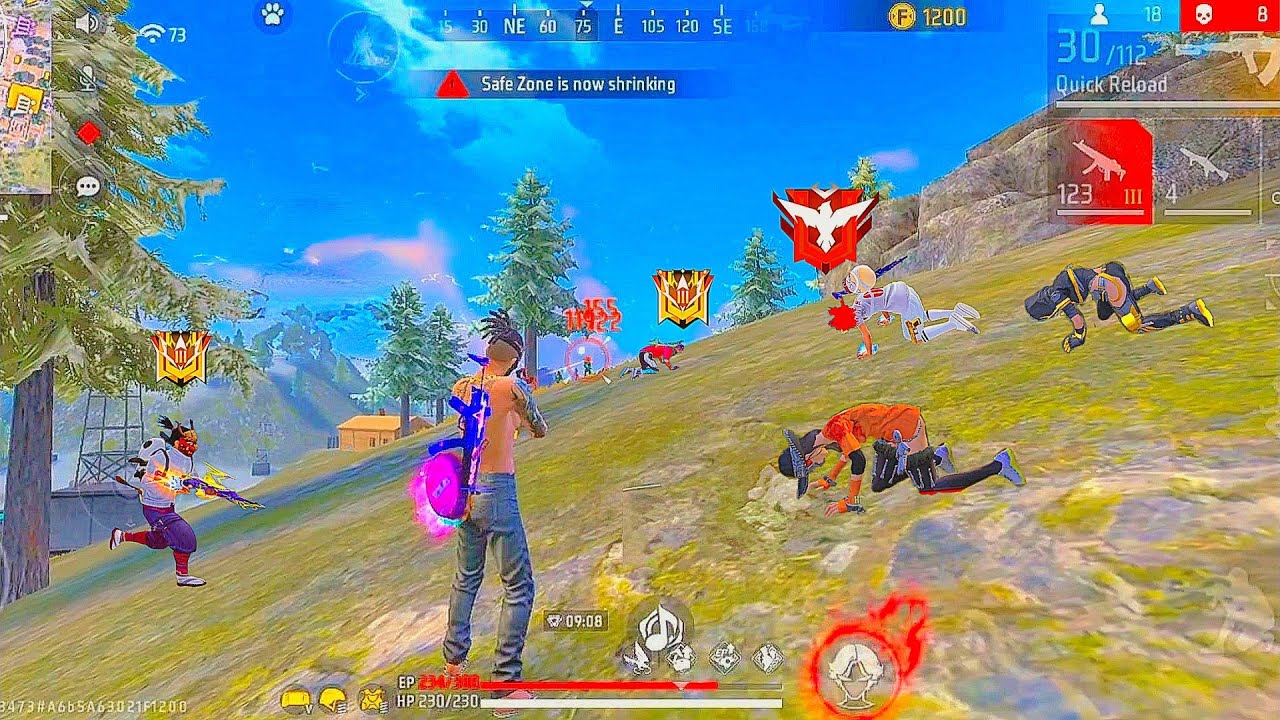 Hard Lobby 💪 Solo vs Squad handcam Gameplay 🎯 Garena Free Fire 🔥# ...