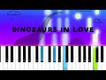 Fenn Rosenthal - Dinosaurs in Love (feat. Tom Rosenthal) (Piano Tutorial)