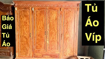Báo giá tủ áo 3 buồng 4 cánh gỗ hương đá chọn vân Đồ Gỗ Tuân Ninh 0936939555