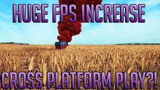 PUBG - FPS Increased + PC vs Console Cross Platform?!