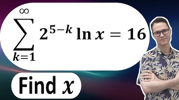 Solving a Sigma Notation Equation, Infinite Geometric Series, High School Maths, IB Higher Level