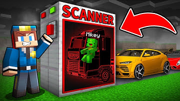 JJ Created a Scanner To Find Mikey Transformer - Maizen Minecraft Animation