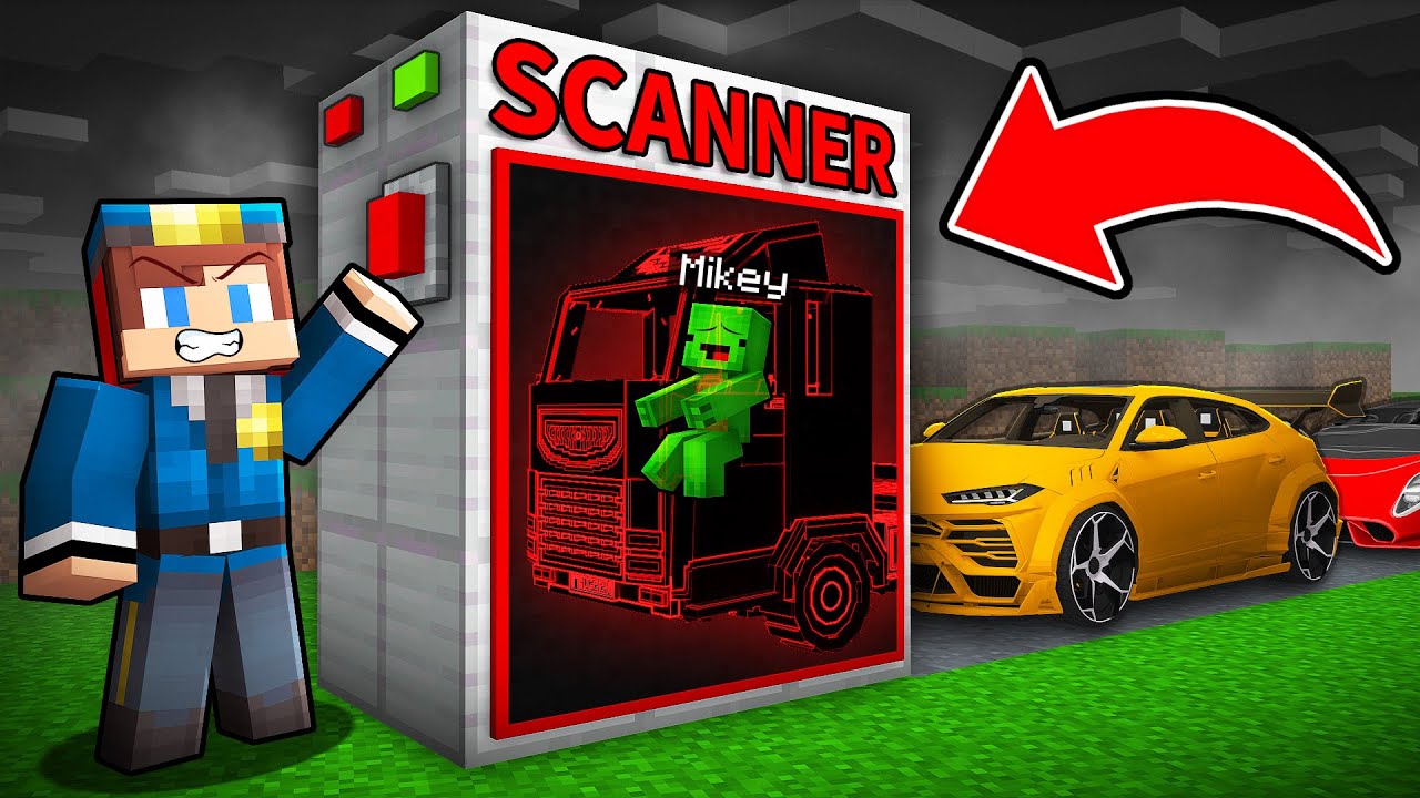 JJ Created a Scanner To Find Mikey Transformer - Maizen Minecraft Animation