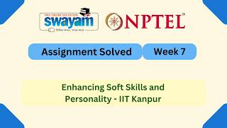 Enhancing Soft Skills and Personality Week 7 || NPTEL Answers 2026 || #nptel #nptel2026 #myswayam screenshot 1
