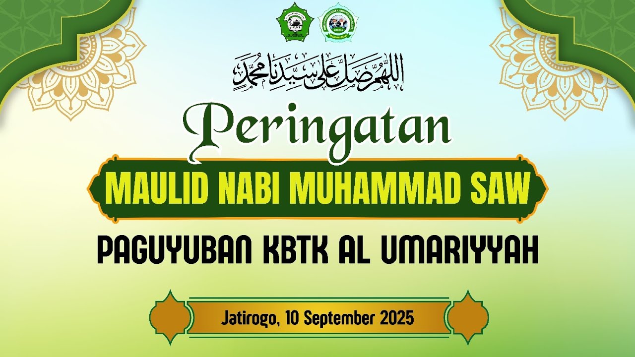 Peringatan Maulid Nabi Muhammad SAW| Paguyuban KBTK Al Umariyyah