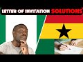 Solutions to Get a A Letter of Invitation to Get a Visa!