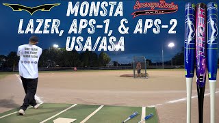 Monsta Lazer MX, SB-1, & SB-2 | USA/ASA Slowpitch Bat Review