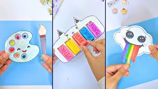 4 Cute Miniature Diy Ideas Diy Miniature Painting Set Diy Highlighter Art Rainbow Cloud Ideas