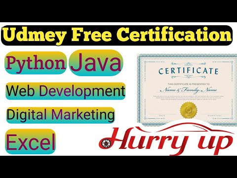 Udemy  Free Python, Java, Web Development, Digital Marketing Certification Courses || Chandan Patel