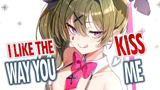 Nightcore - i like the way you kiss me (Female Version) (Lyrics)