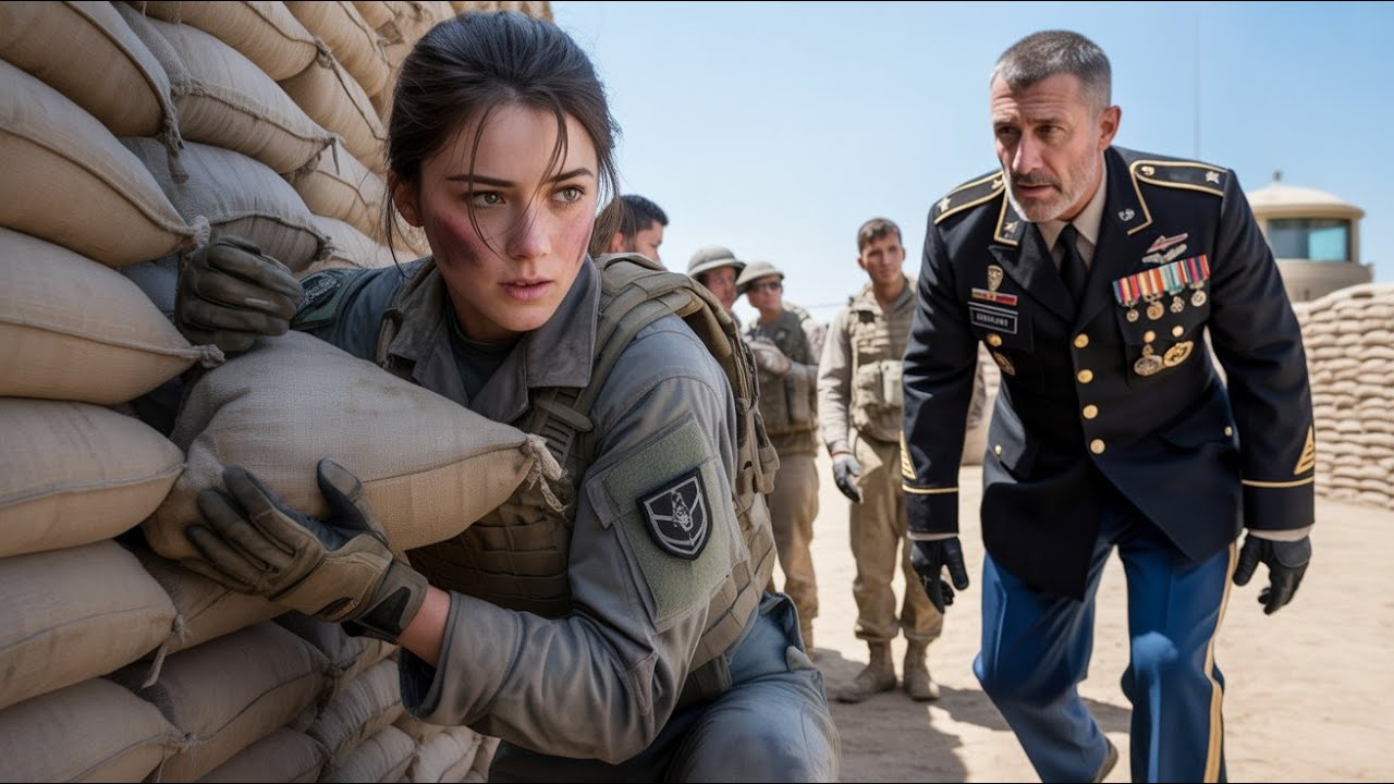 “She Was Just Replacing Sandbags—Until the General Noticed the Nightshade Unit Badge on Her Vest”