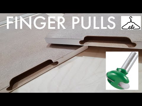 Making Finger Pull Handles On A Router Table // Vid#141